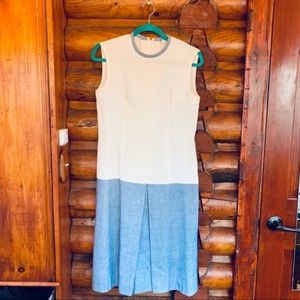 Vintage 60’s Classic Secretary Drop Waist Dress